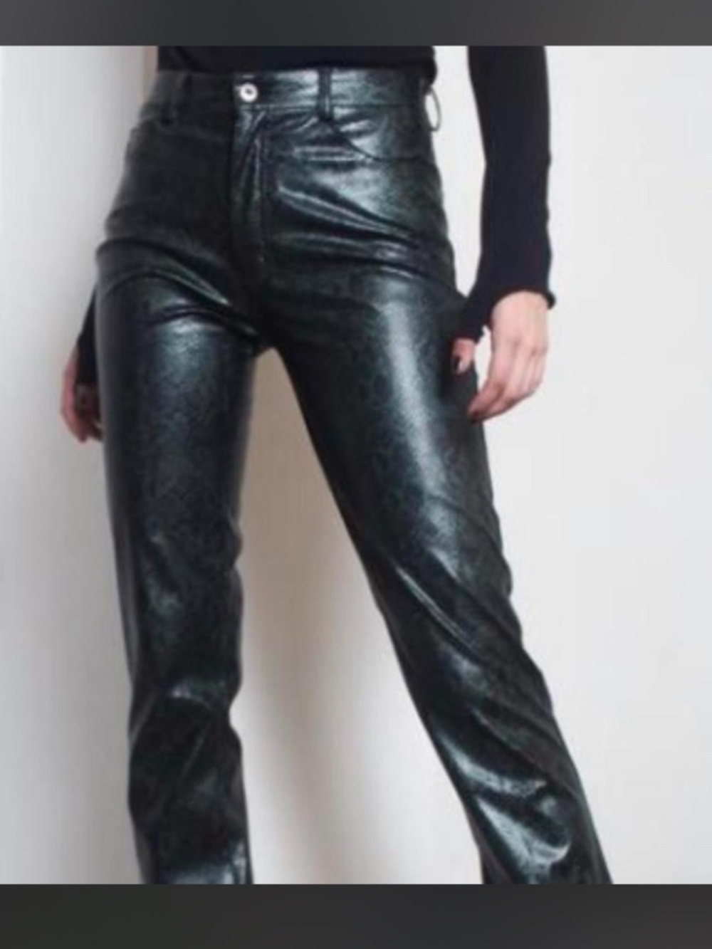 Vintage Guess Pleather Pants